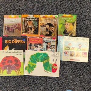 Children's Book Collection Set Of 9 Books Some Nonfiction& Some Fiction